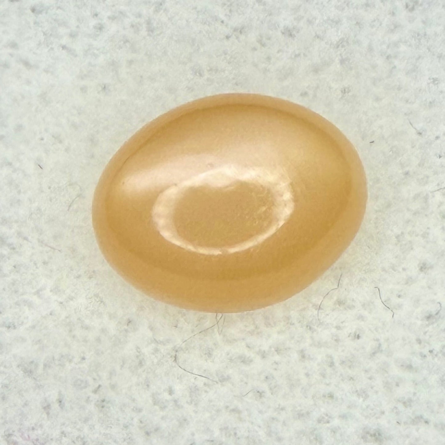 Natural Orange Moonstone, 9x7mm Oval Cut, Ave Ct Wt 2.30