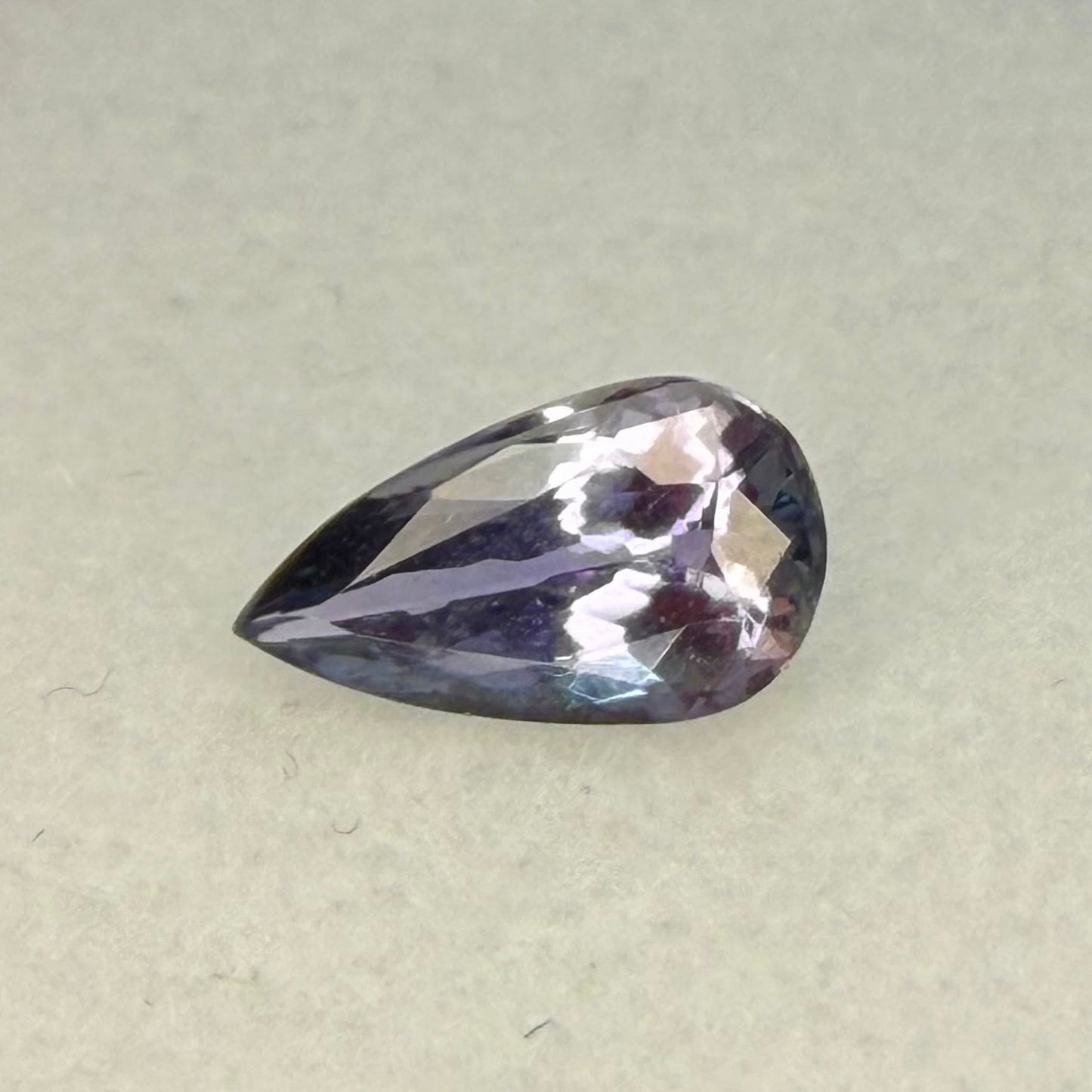 Tanzanite, 9x5mm Pear Cut, 1.07 Carats, Unheated