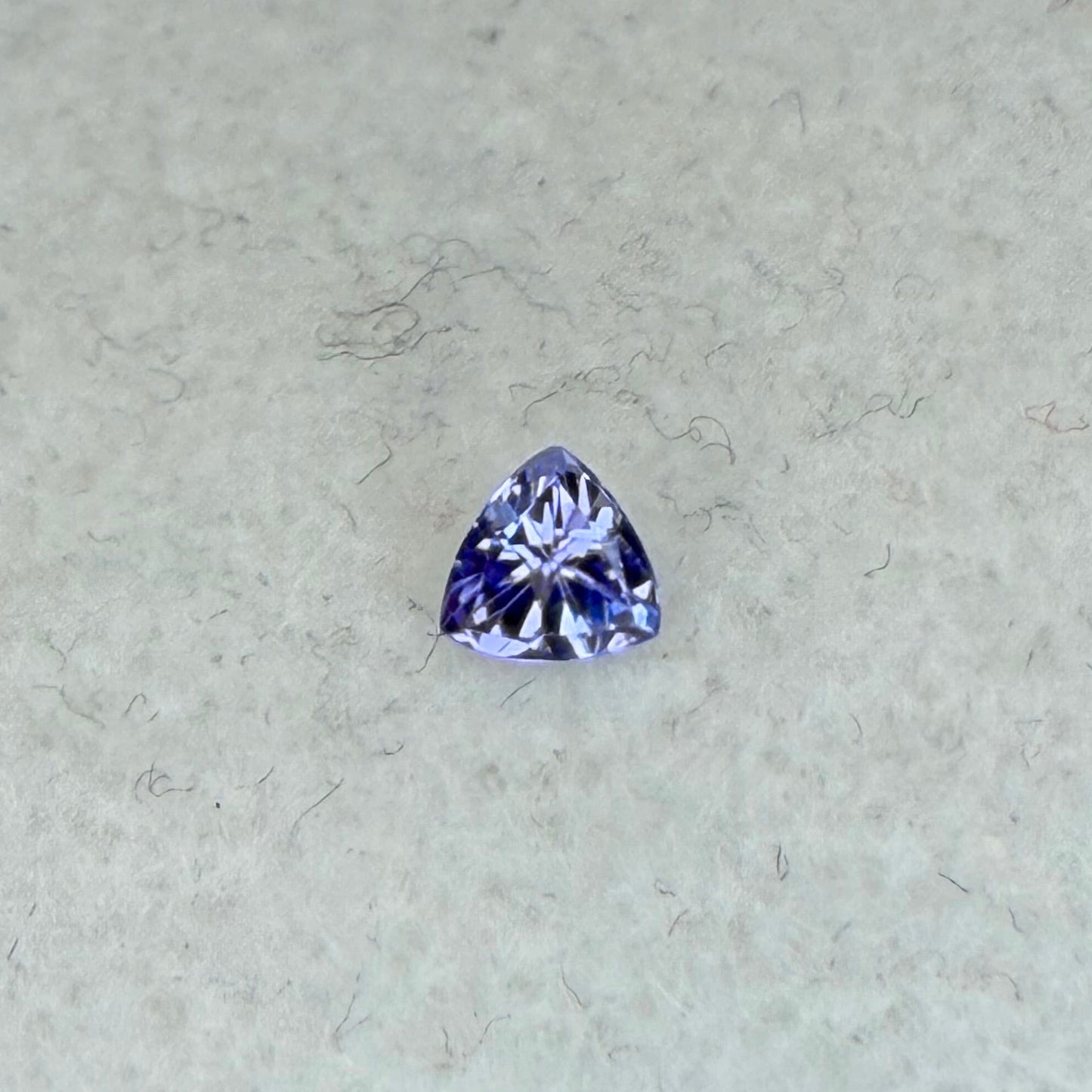 Tanzanite, 3.5mm Trillion Cut, Ave Ct Wt .15