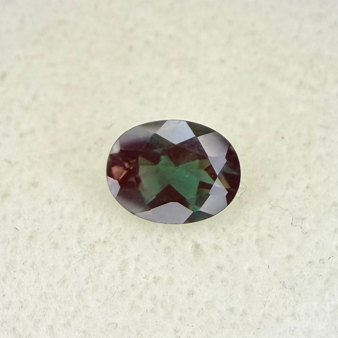 Old Stock Green Andesine, 8x6mm Oval Cut, 1.15 Carats