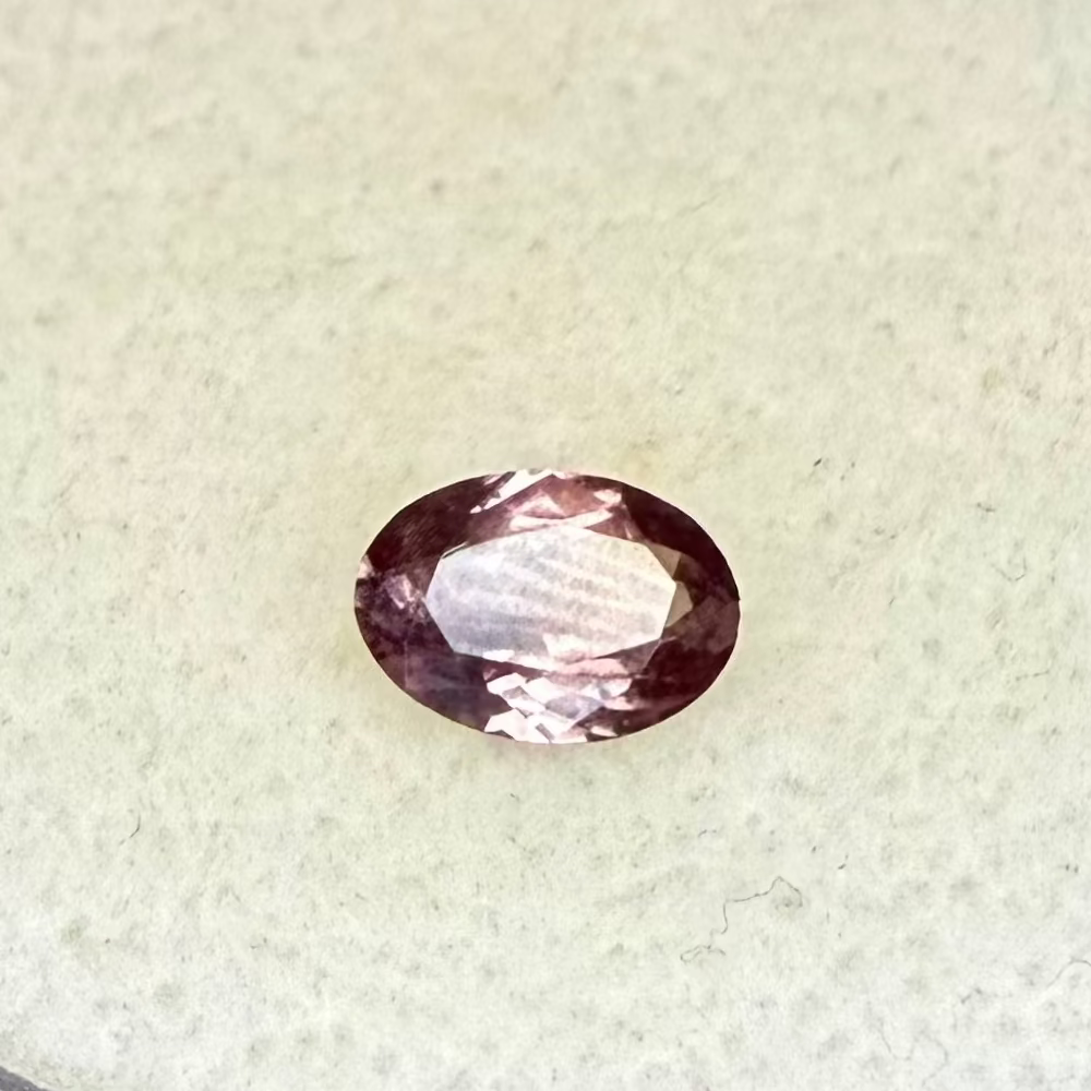 Old Stock Color Change Garnet, 7x5mm Oval Cut, .83 Carats