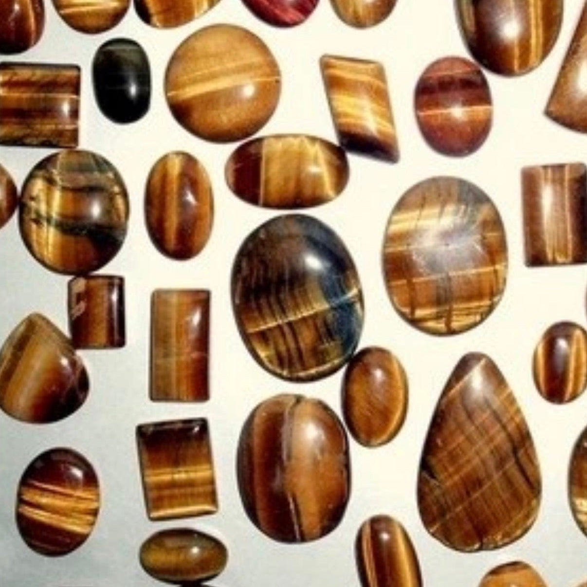 Tiger's Eye (Cabochons) Bulk Lot - 100 Carats