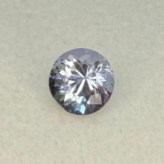 Tanzanite, 5.5mm Round, .88 Carats, Unheated