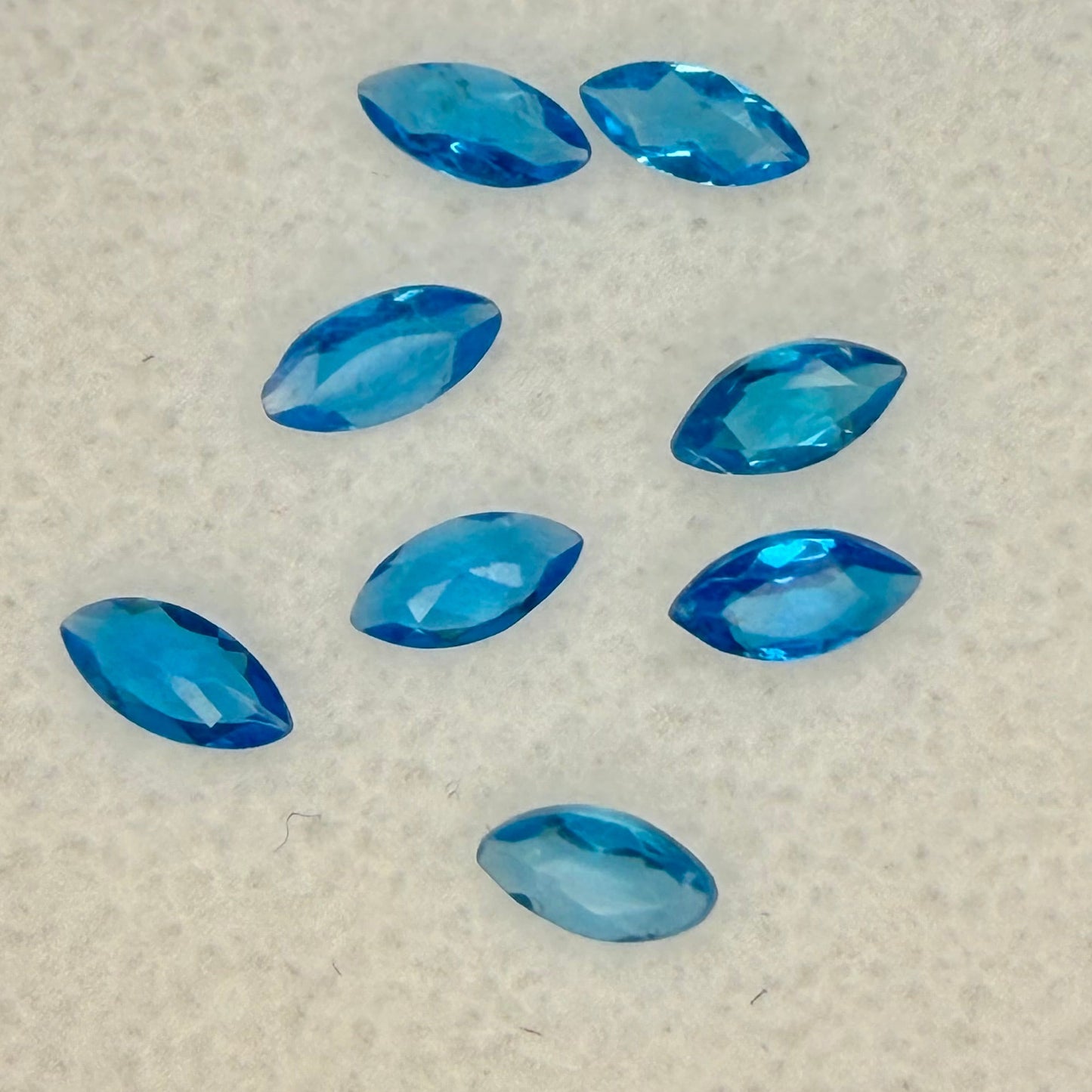 Neon Blue Apatite, Marquis Cut, 1 Carat Lot
