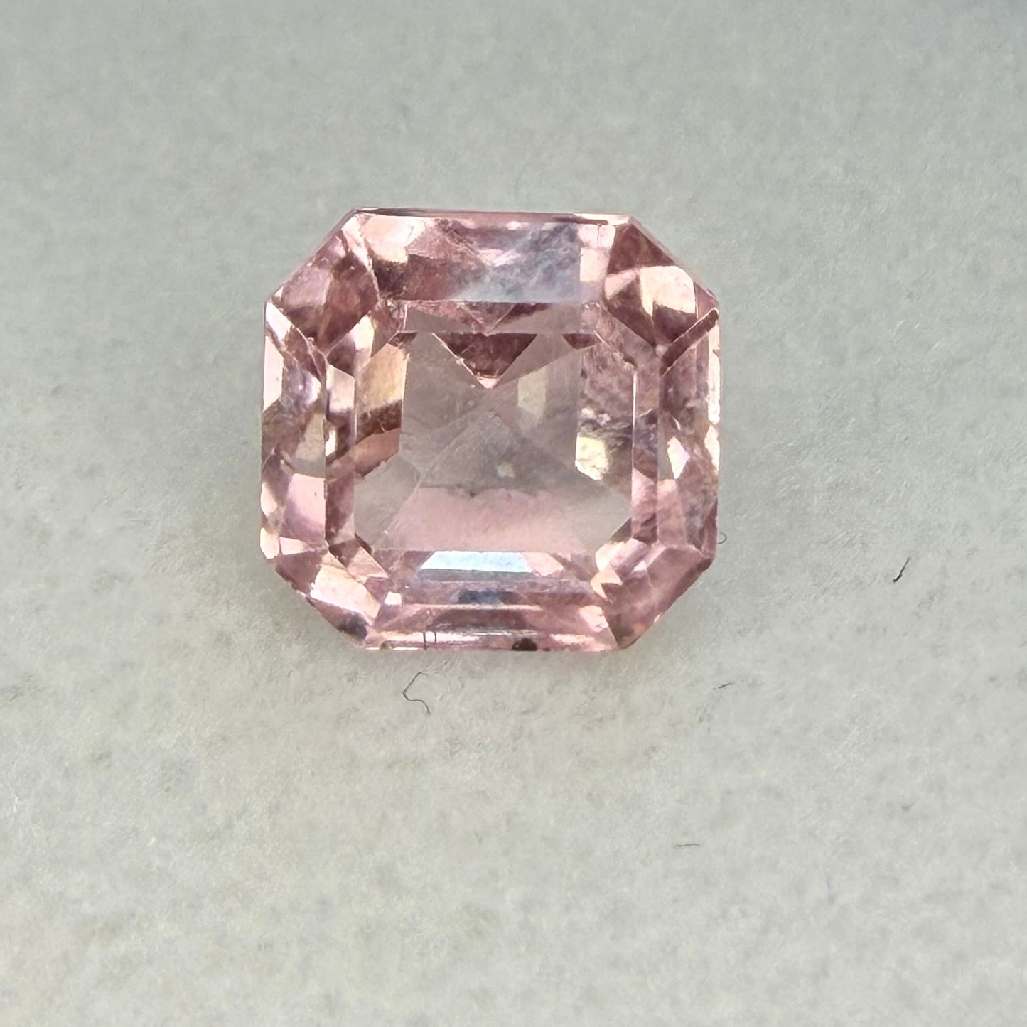 Exquisite Pink Tourmaline, 8.5x8mm Cushion Cut, 4.39 Carats