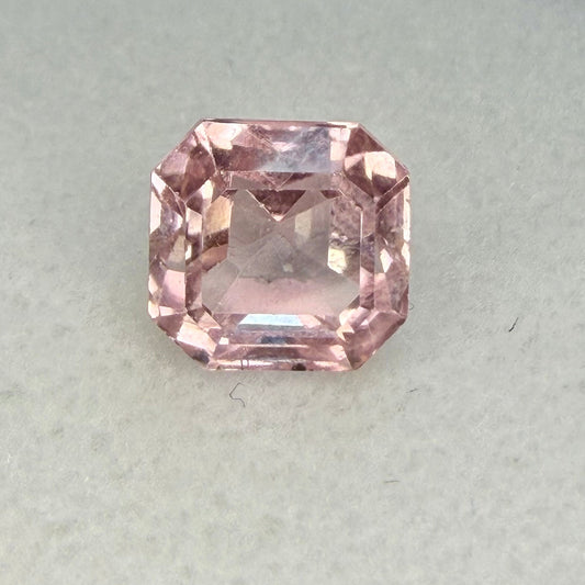 Exquisite Pink Tourmaline, 8.5x8mm Cushion Cut, 4.39 Carats