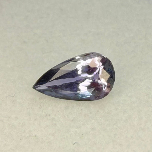 Tanzanite, 9x5mm Pear Cut, 1.07 Carats, Unheated