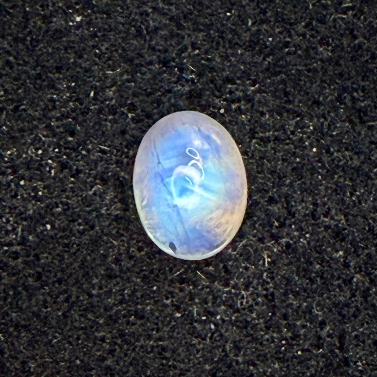 Natural White Moonstone Cabochon, 9x7mm Cut, Ave Ct Wt 2.55, Untreated