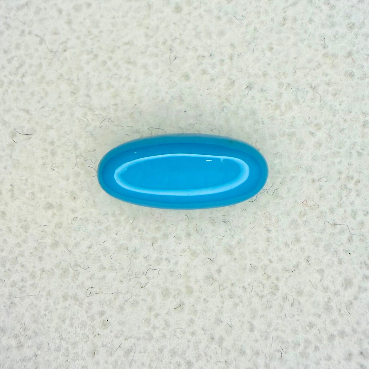 Sleeping Beauty Turquoise Cabochon, 12x5mm Oval Cut, Ave Ct Wt 1.60
