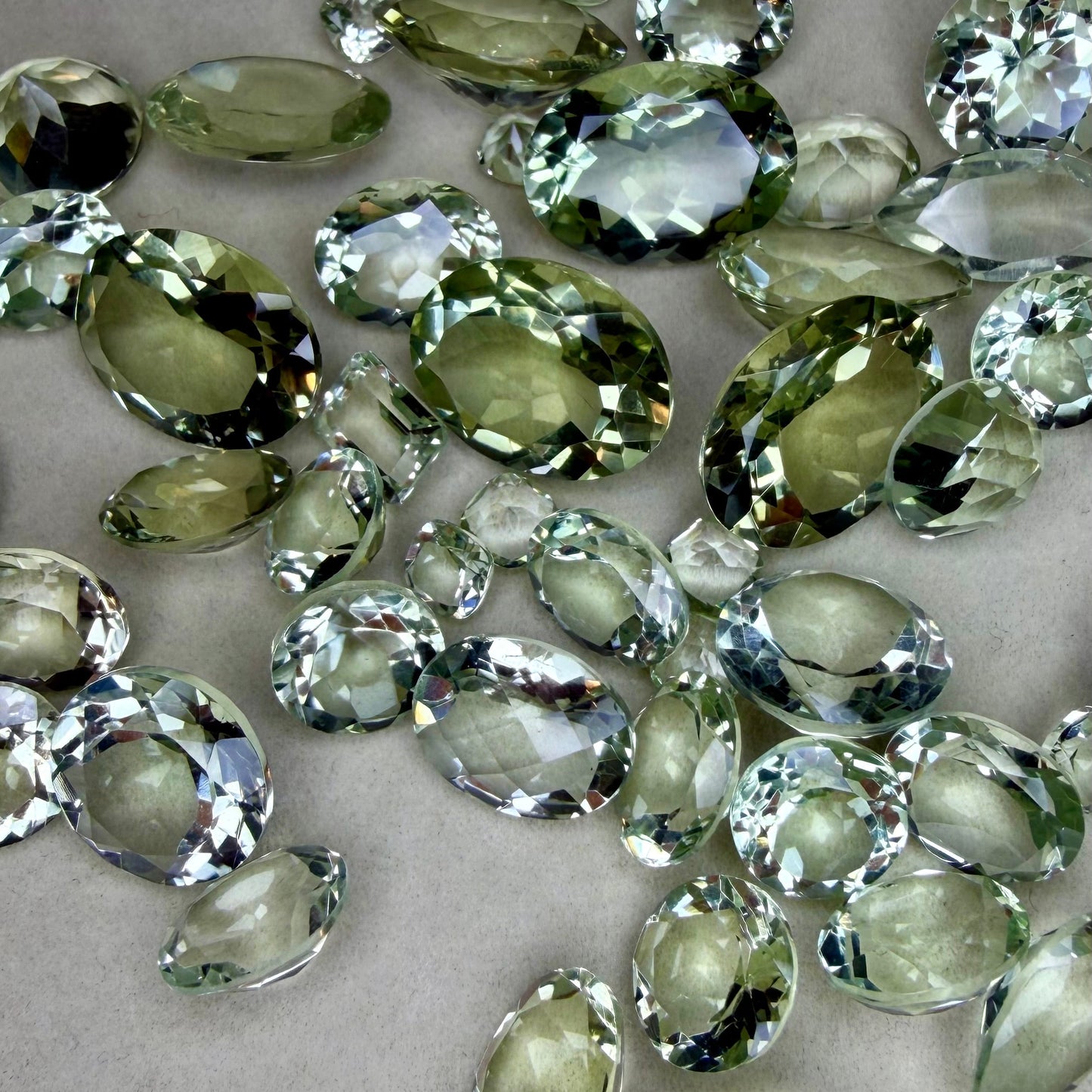 Prasiolite Bulk Lot - 25 Carats