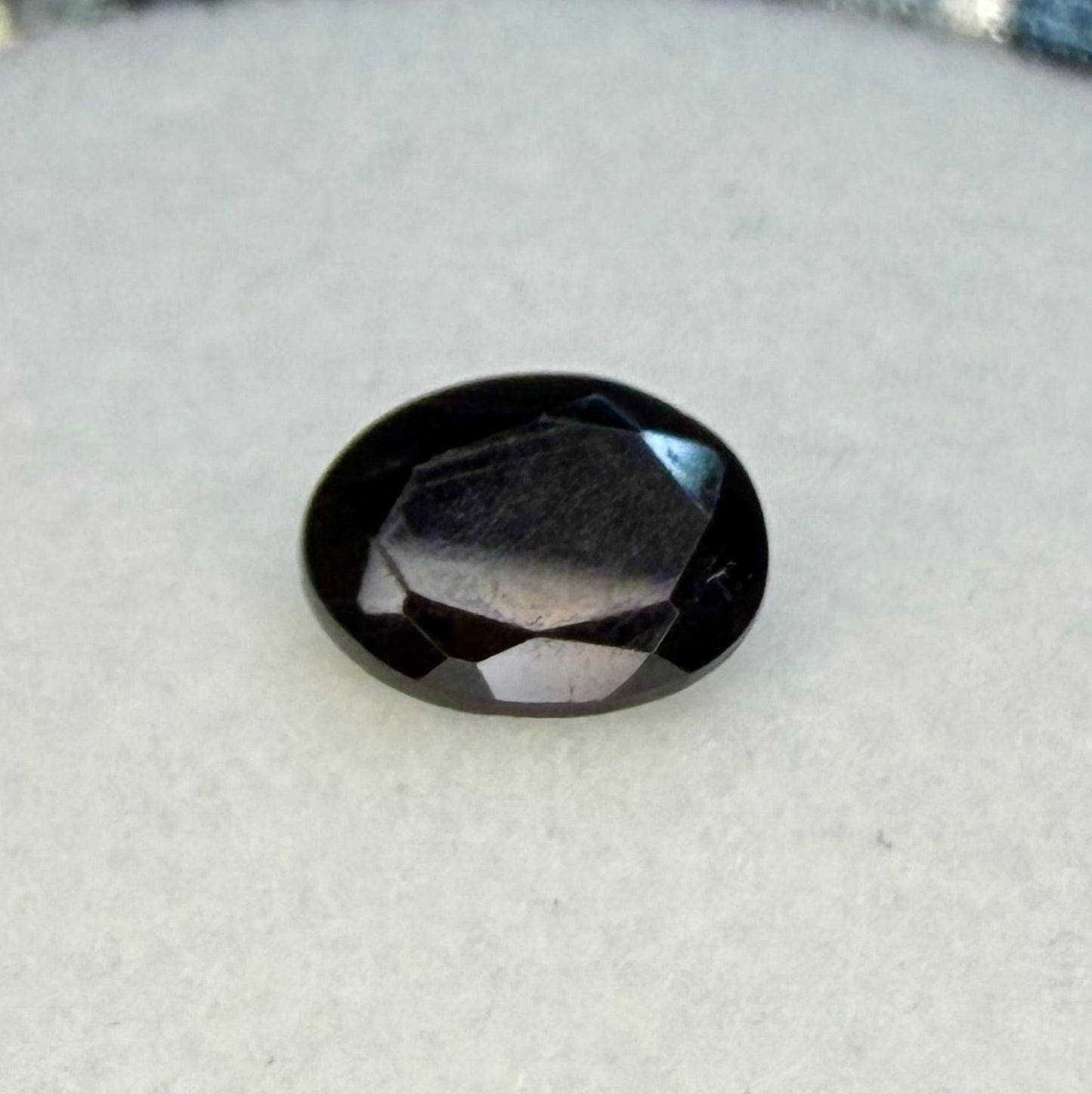 Natural Black Spinel, 8x6mm Oval Cut, Ave Ct Wt 1.55