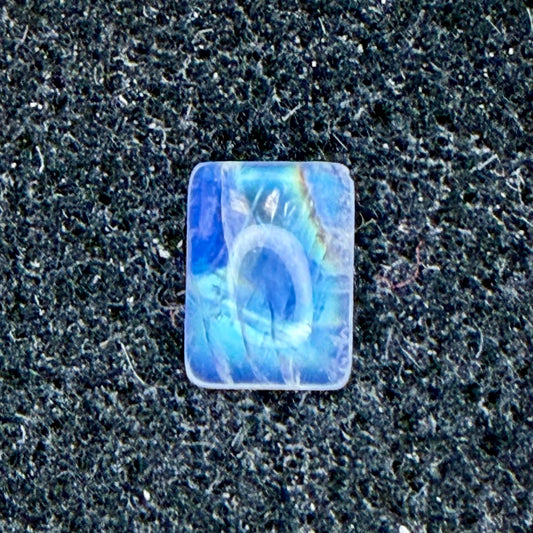 Moonstone Cabochon, 8x6 Emerald Cut, Ave Ct Wt 1.70