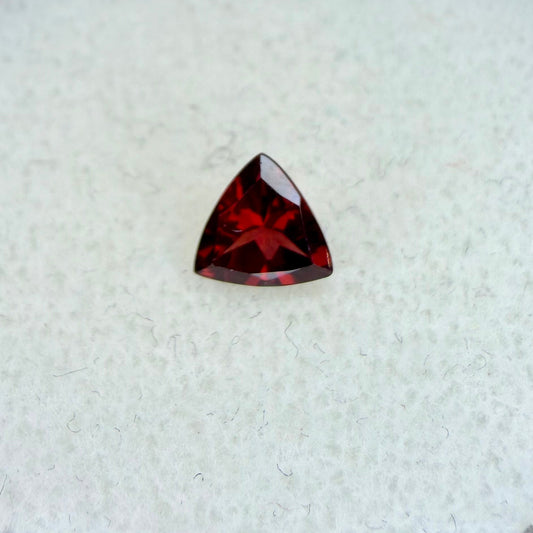 Pyrope Garnet, 6mm Trillion Cut, Ave Ct Wt .85