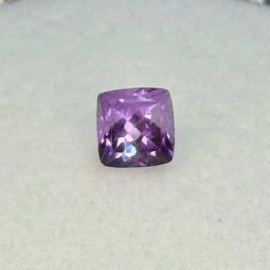Brazilian Amethyst, 5mm Cushion Cut, Ave Ct Wt .50