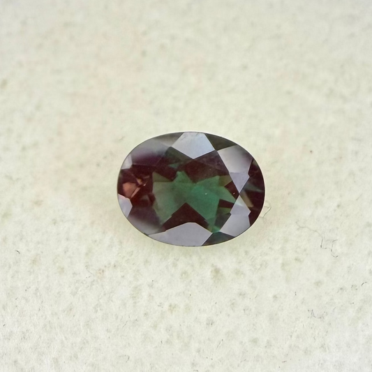 Old Stock Green Andesine, 8x6mm Oval Cut, 1.15 Carats
