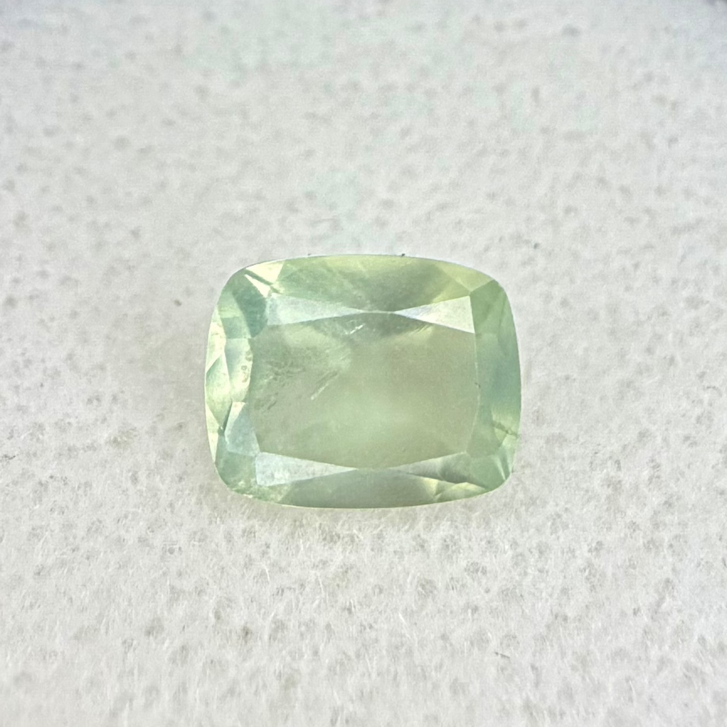 Prehnite, 9x7mm Elongated Cushion Cut