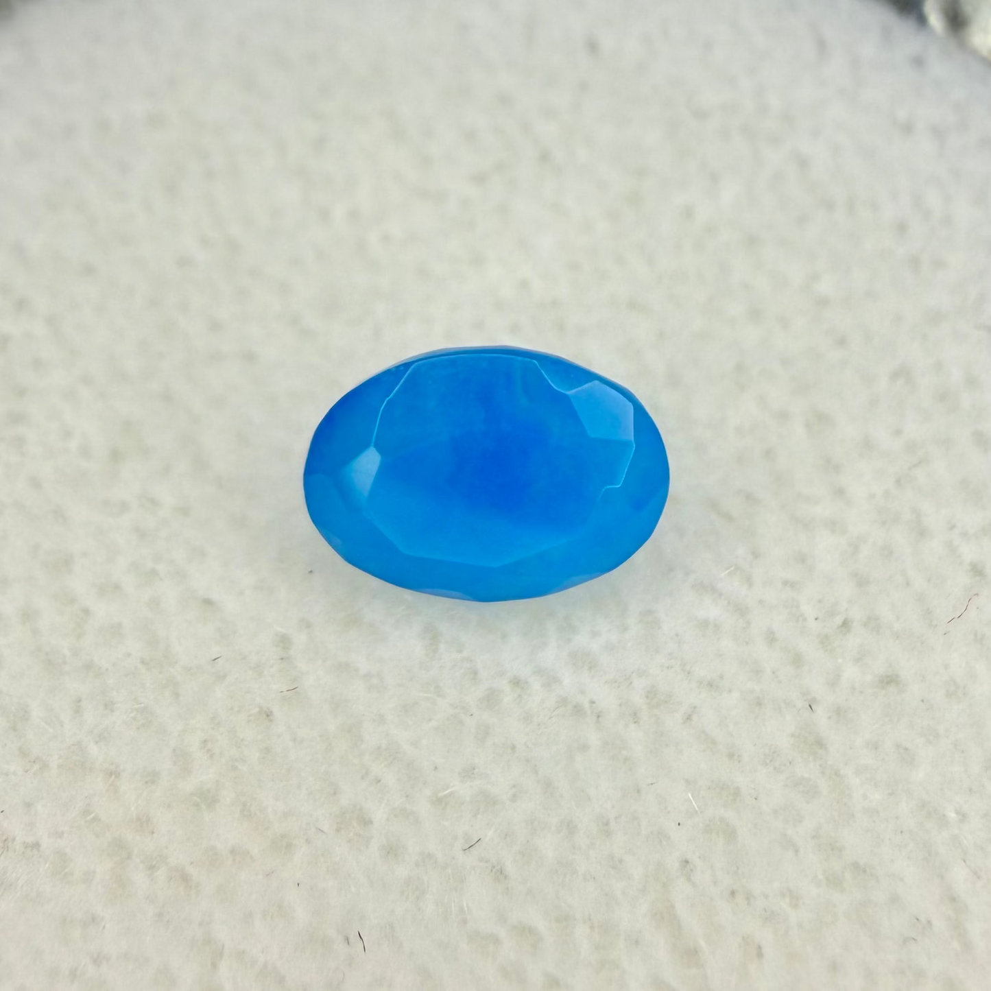 Caribbean Blue Opal, 8x6mm Faceted Oval Cut, Ave Ct Wt .71