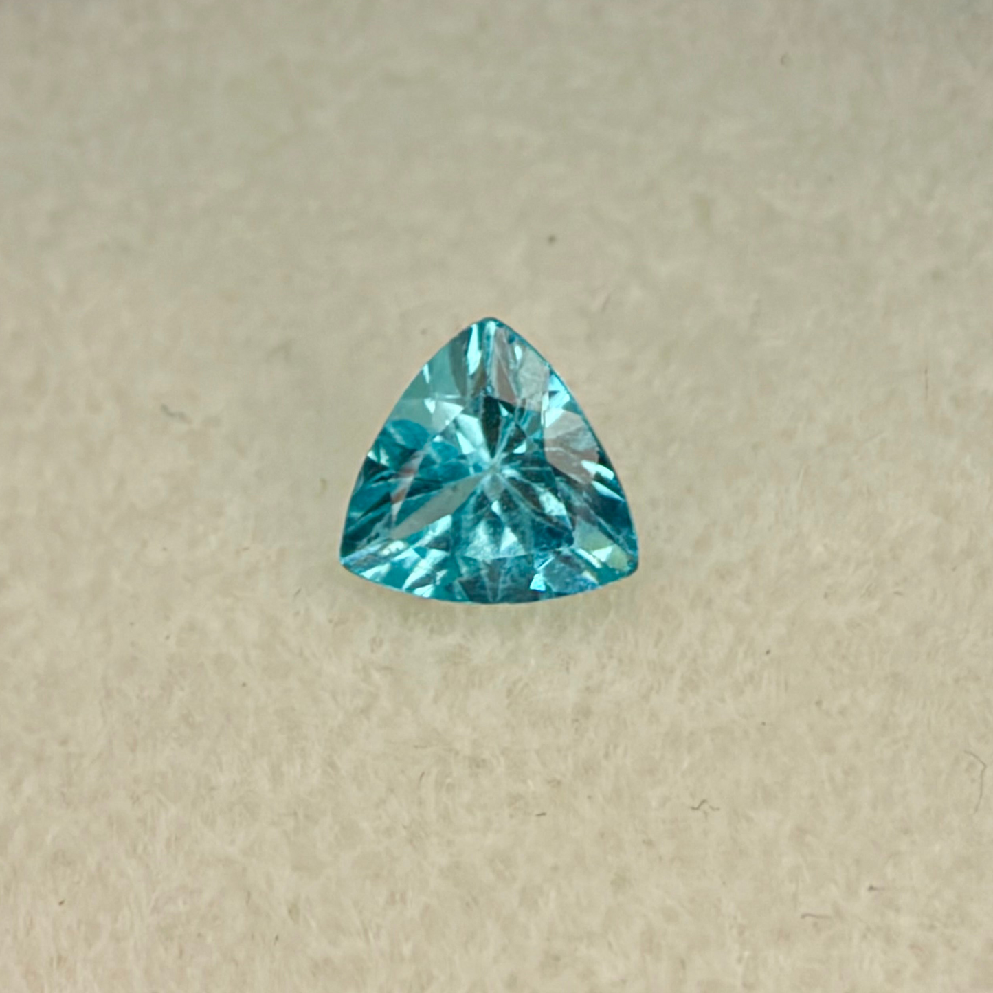 Apatite, 5.5mm Trillion Cut, Ave Ct Wt .72