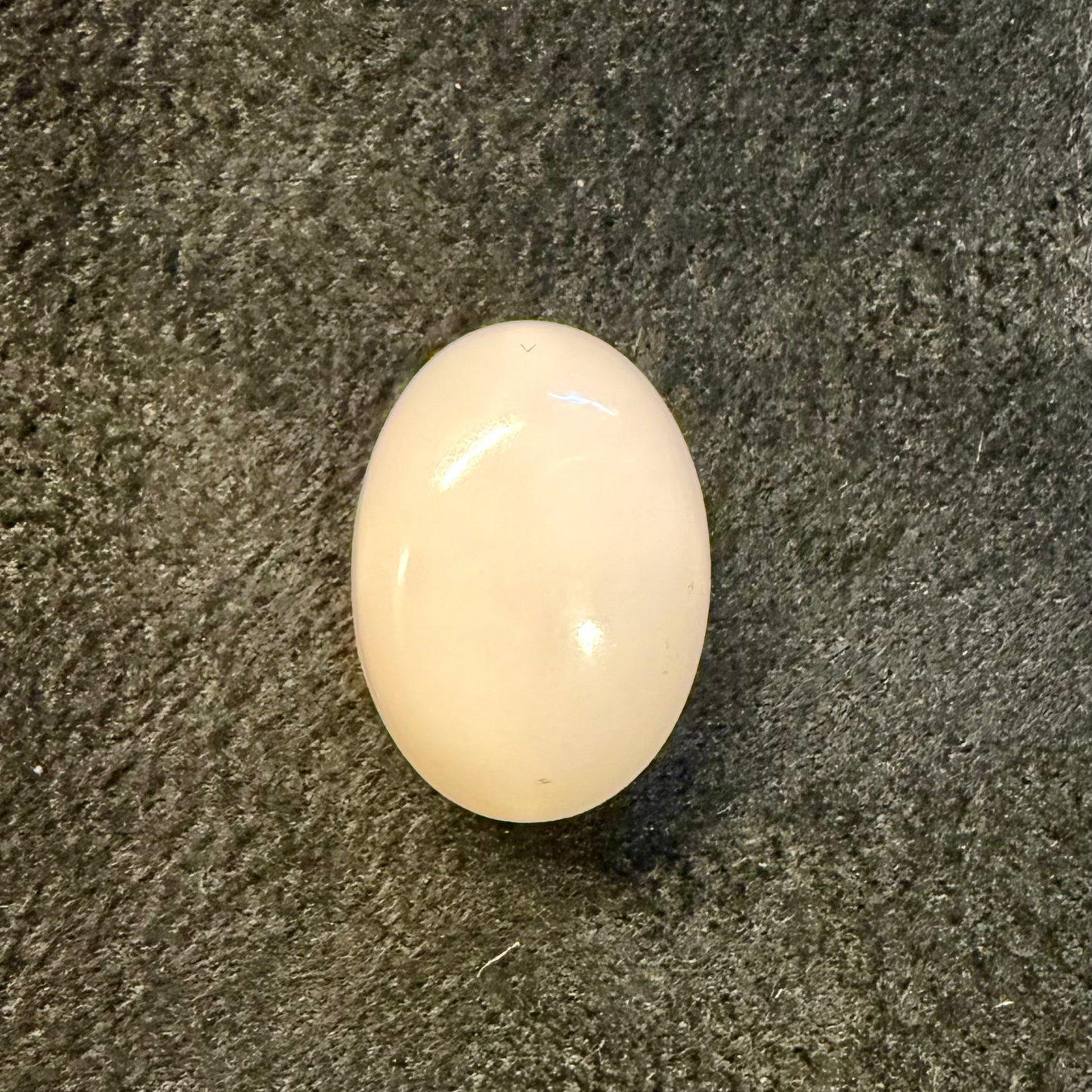Peruvian Pink Opal Cabochon, 14x10mm Oval Cut, 4.88 Carats