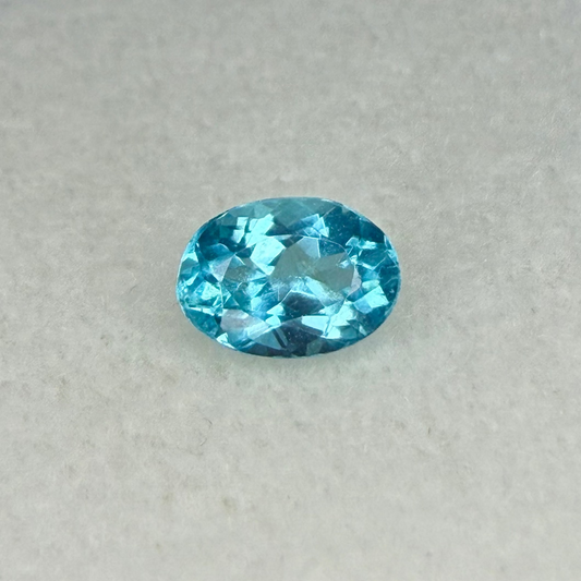 Old Stock African Apatite, 7x5mm Oval Cut, .83 Carats