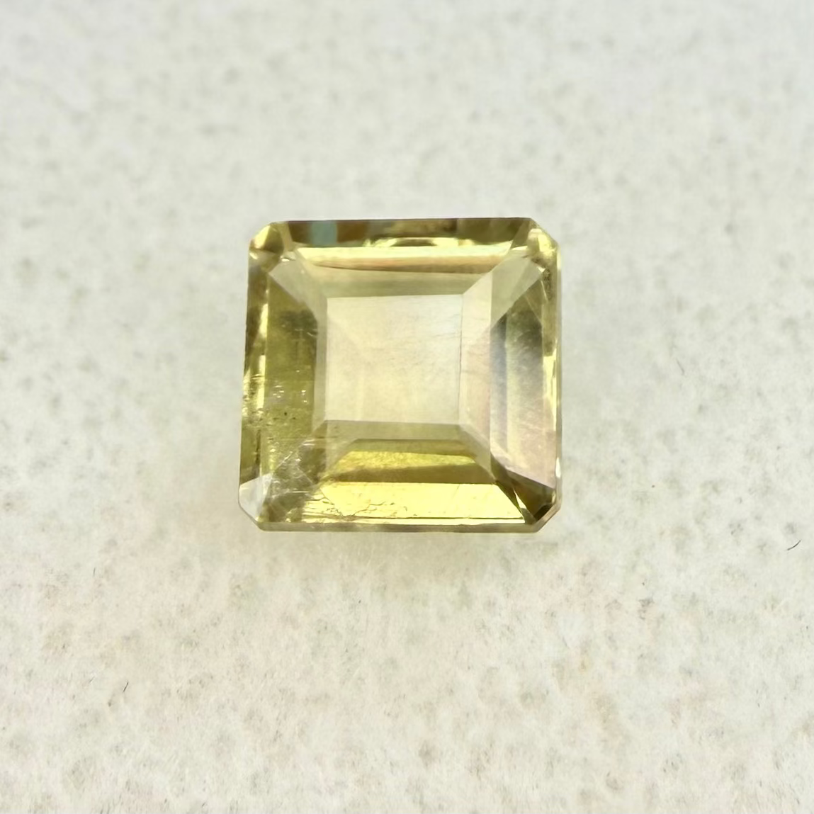 Old Stock Turkish Diaspore (Zultanite), 8x8mm Square Cut, 2.04 Carats