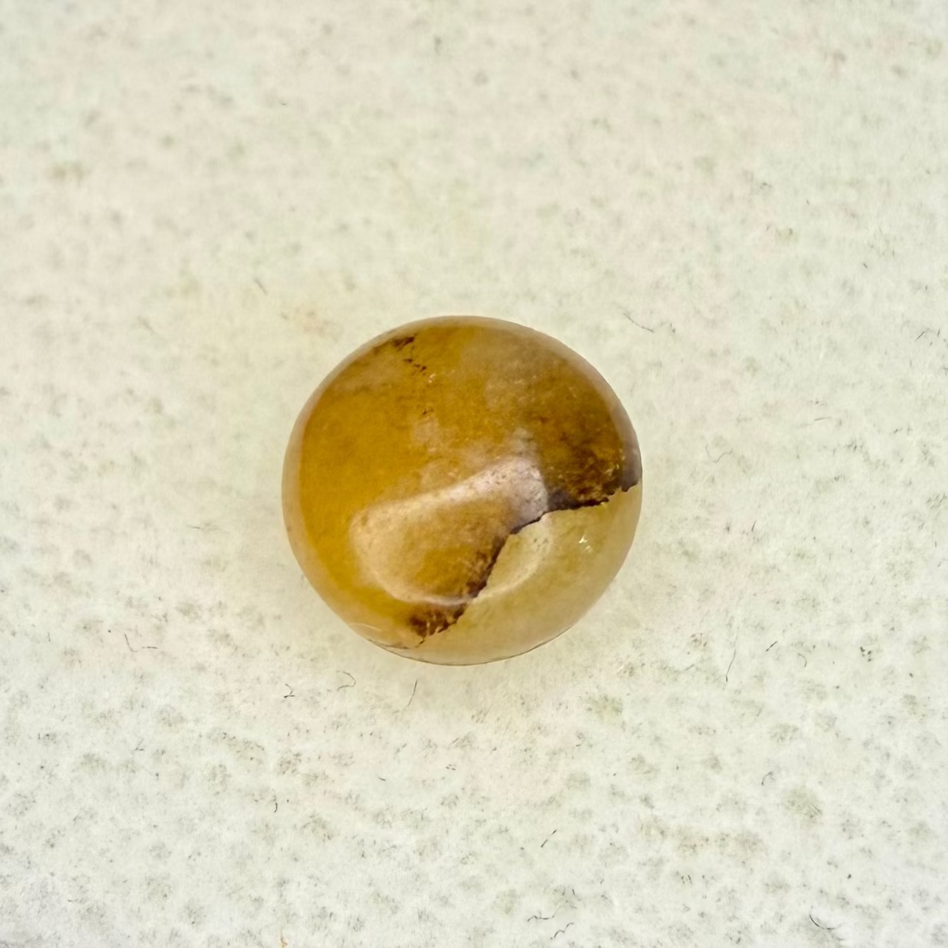 Old Stock Louisiana Opal Cabochon, 8mm Round Cut, 2.35 Carats