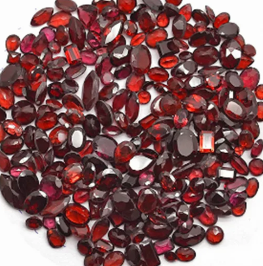 Red Garnet Bulk Lot - 15 Carats