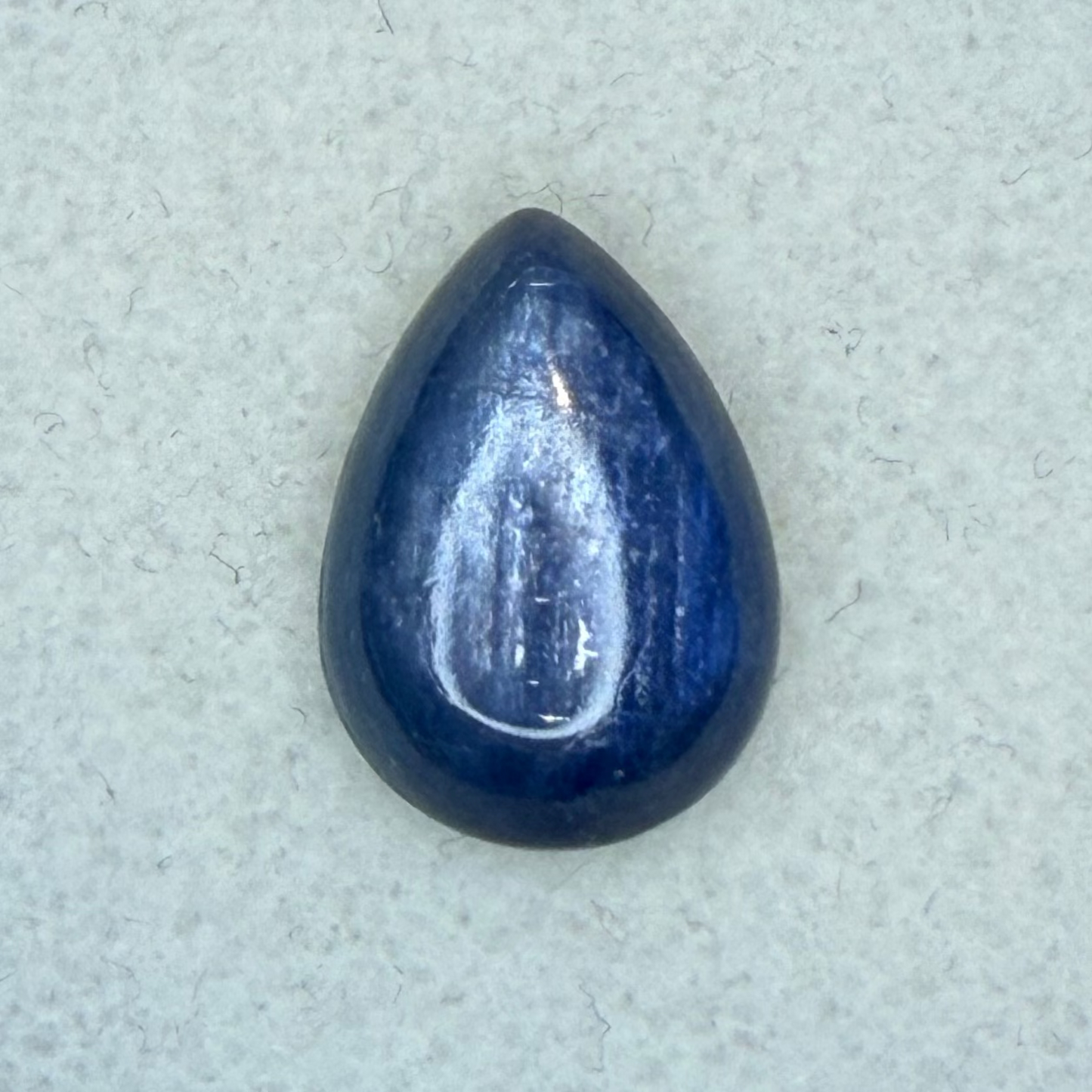 Kyanite Cabochon, 14x10mm Pear Cut, Ave Ct Wt 6.10